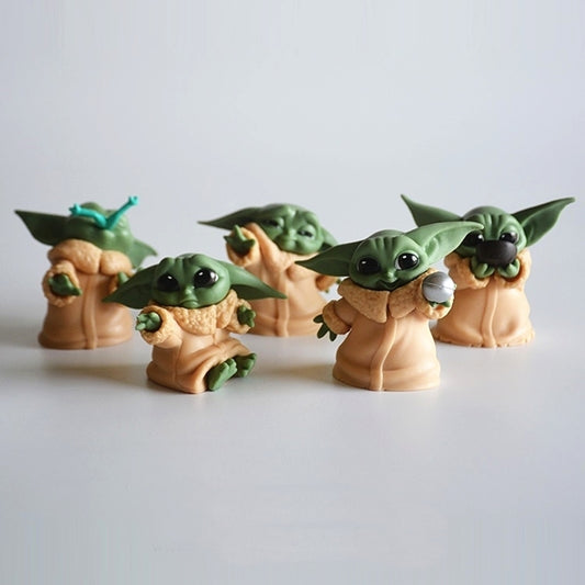 Star Wars Baby Yoda Action Figures set of 5