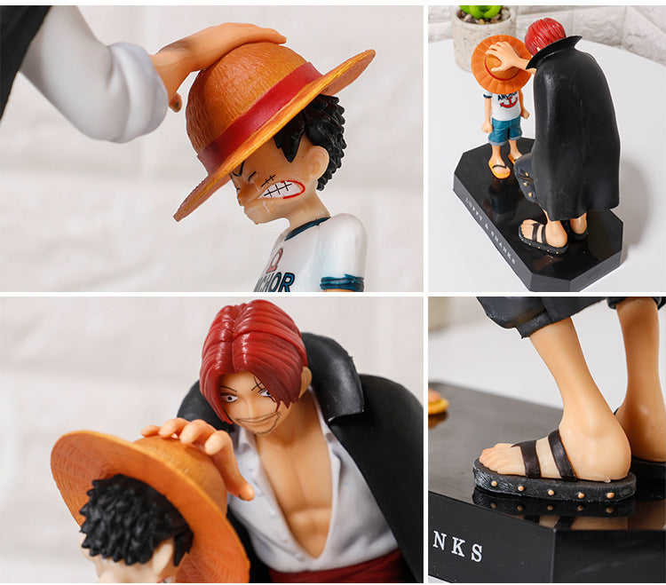 One Piece Luffy and Shanks Action Figure