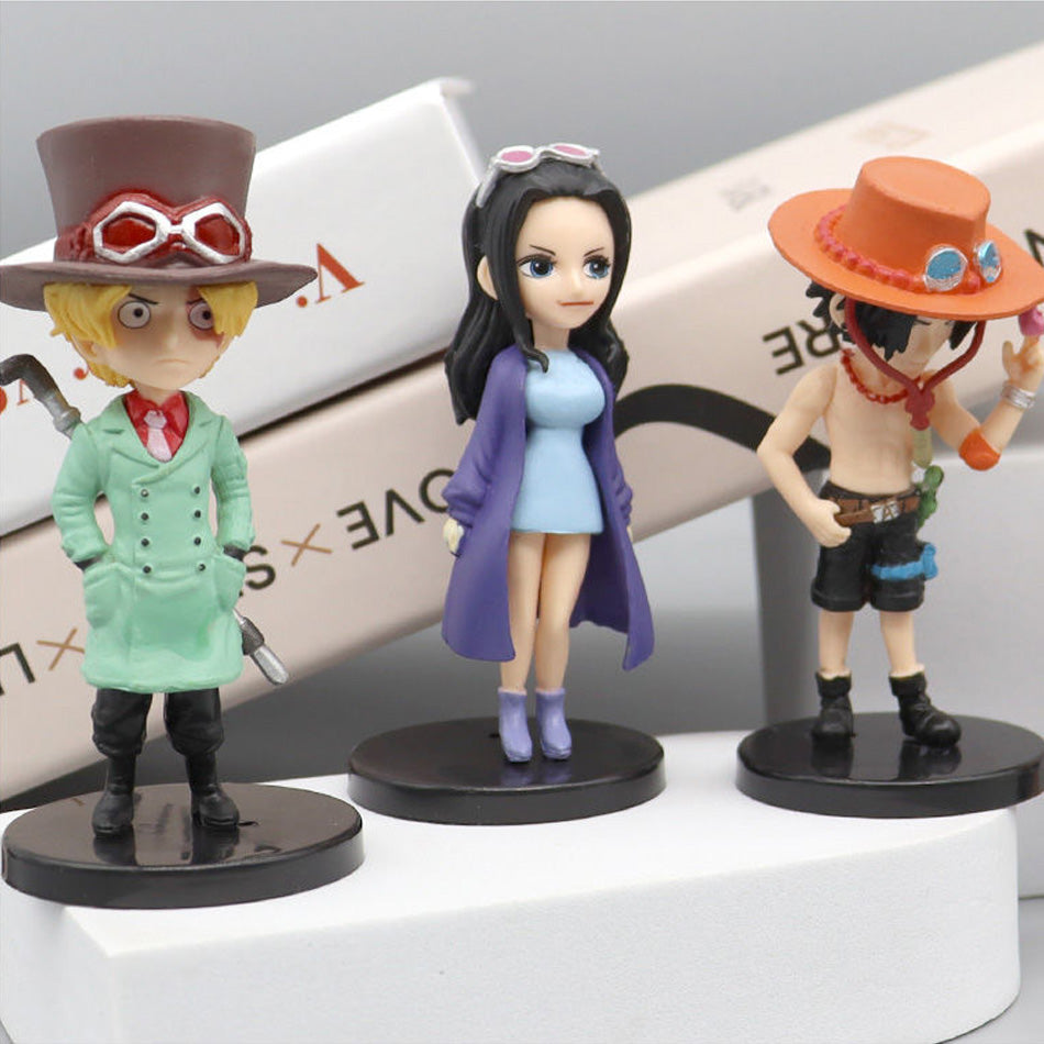 6pcs/set Anime One Piece Action Figure