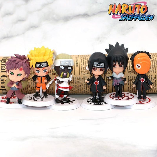6pcs Anime Naruto Action Figure
