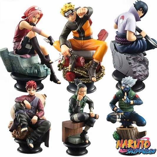 6pcs/set Chess Naruto Sakura Action Figures