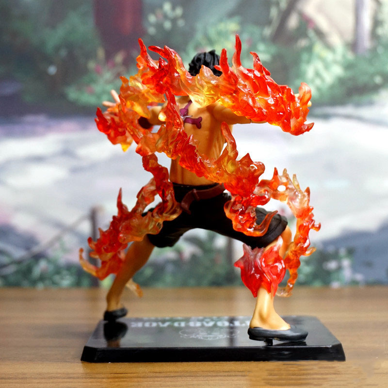 One Piece Portgas D Ace Battle Fire Action Figures